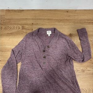St. John's Bay Heathered Knit Sweater